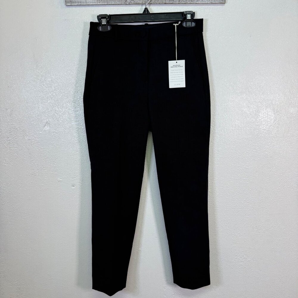 J.Crew Petite High-Rise Cameron Pant In Four-Season Stretch Black 4 Petite 28x25